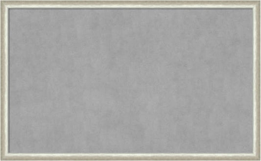 Amanti Art Silver Framed Magnetic Board 26x42 Large Vision Board by AmantiArt