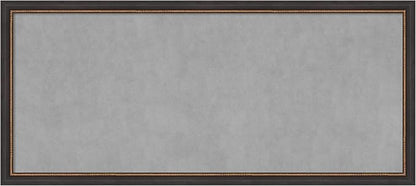 Amanti Art Black Framed Magnetic Board 23x51 Oversize Vision Board by AmantiArt