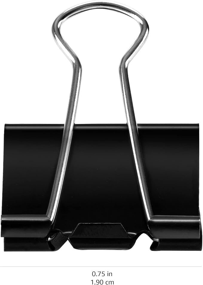 Amazon Basics Sturdy Binder Clips - Image 7