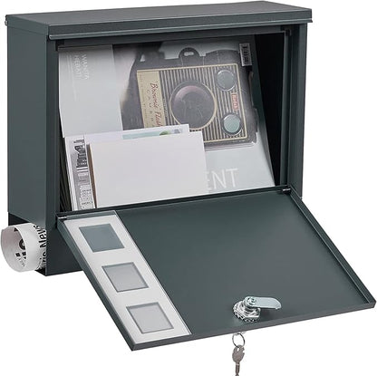 LAND·VOI Locking Mailbox Wall Mounted, Metal Postbox - Image 4