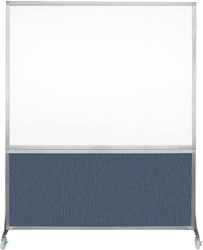 DivideWrite Mobile Whiteboard | Double Sided Dry Erase Board | Portable Office by VERSARE