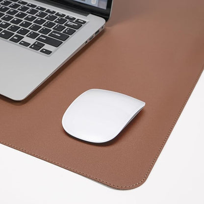 AFIING Dual-Sided Desk Pad, Natural Cork & PU Leather, Desk Mat Protector - Image 5