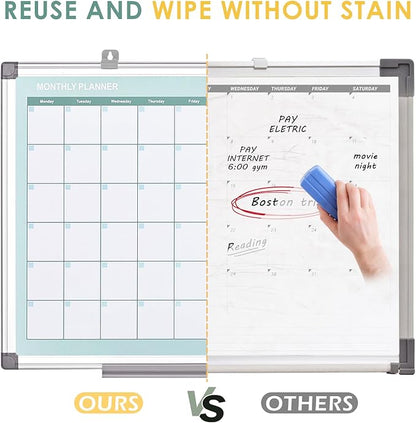 MAKELLO Dry Erase Calendar for Wall 36" x 24", Large White Board Calendar - Image 5