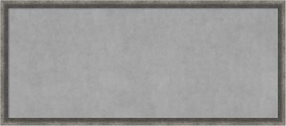 Amanti Art Grey Framed Magnetic Board 22x50 Oversize Vision Board by AmantiArt
