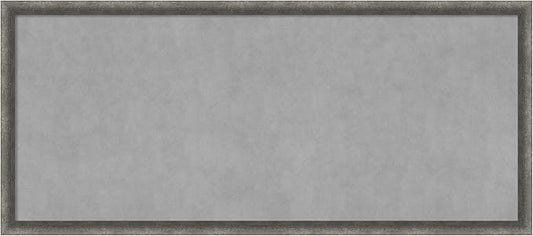 Amanti Art Grey Framed Magnetic Board 22x50 Oversize Vision Board by AmantiArt