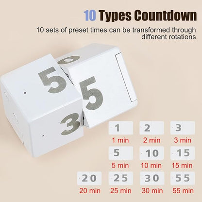 Pomodoro Timer Cube, Desk Productivity Time Management Tool - Image 4