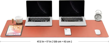Large Desk Mat - 47.2"x 17" Non-Slip PU Desk Pad - Image 2