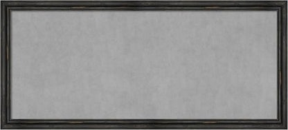 Amanti Art Black Framed Magnetic Board 23x51 Oversize Vision Board by AmantiArt