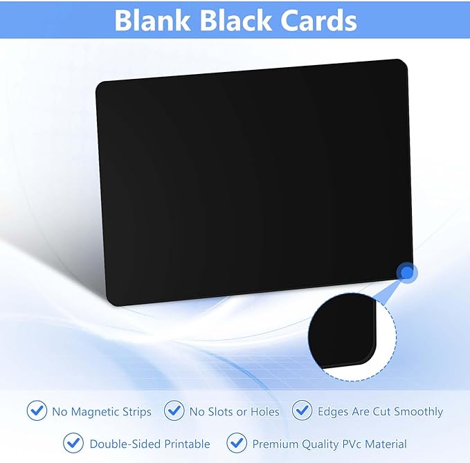 25 Pack - Premium Blank PVC Cards - Image 3