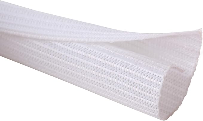 Alex Tech 25ft - 1 inch Cord Protector Wire Loom Tubing Cable Sleeve Split by AlexTech