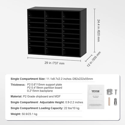VEVOR Literature Organizers, 24 Compartments Office Mailbox - Image 7