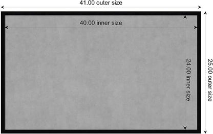 Amanti Art Black Framed Magnetic Board 25x41 Large Vision Board - Image 3