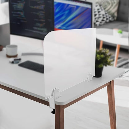 Desk Divider, Acrylic Desk Privacy Panels, Privacy Desk Screen, Frosted Acrylic - Image 7