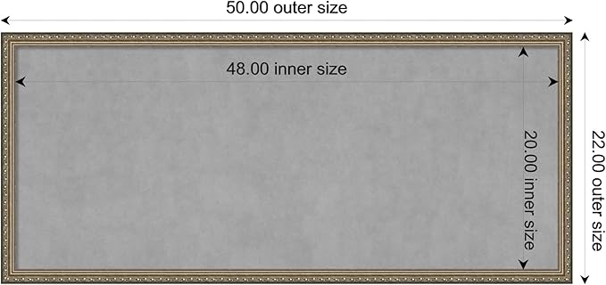 Amanti Art Silver Framed Magnetic Board 22x50 Oversize Vision Board - Image 3