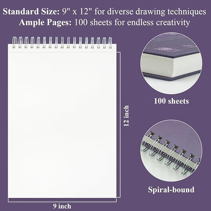 Purple Sketch Book for Women - Image 2