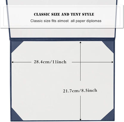 Diploma Cover 8.5” x11” Diploma Holder of Graduation Leatherette Padded - Image 3