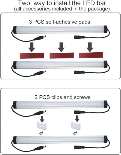 Litever Kitchen Under Cabinet LED Lighting Kit Plug-in, Super Bright, Daylight - Image 5