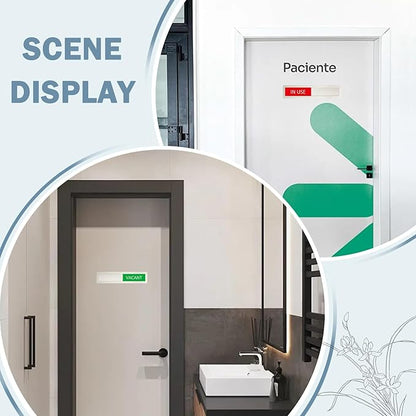 Vacant/In Use Privacy Sign for Home Office Restroom Conference Hotels Hospital - Image 6