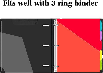 INFUN 1 Inch Telescoping 3 Ring Binder - Image 9