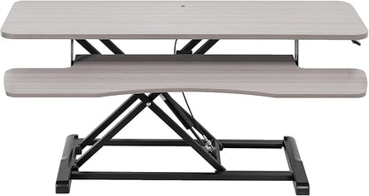VIVO 36 inch Desk Converter, K Series, Height Adjustable Sit to Stand Riser by VIVO