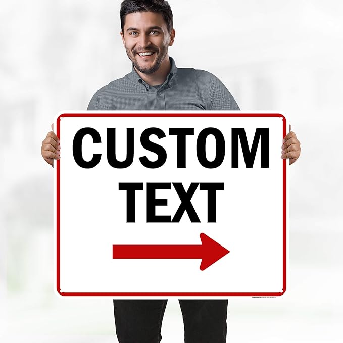 Custom Arrow, Custom Directional Sign, Right Arrow, 24x30 Inches, 55 mil thick - Image 2