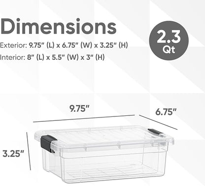 Superio Clear Storage Boxes - Image 2