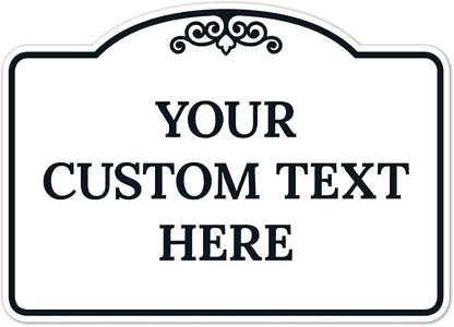 Custom Decorative Sign, Personalized Metal Sign by SigoSigns