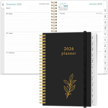 2026 Planner - Planner 2026 from January 2026 - December 2026, Weekly & Monthly by Heveboik
