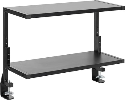 VIVO Clamp-on 24 inch Above or Below Desk 2-Tier Shelving Unit by VIVO