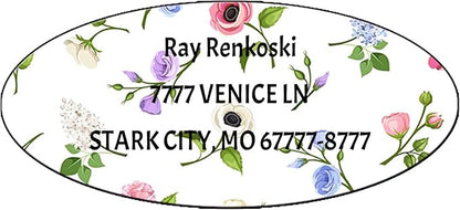 Made in USA Custom Return Address Stickers Labels Customized Mailing Label by HOOKAH+SUN