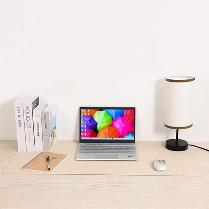 Wolaile Desk Blotter Pad, 36x17 inch PU Leather Computer Mouse Mat, Non-Slip - Image 6