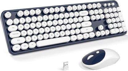 MOFII Wireless Keyboard and Mouse Combo, Computer Full Size 2.4G Plug and Play by MOFII