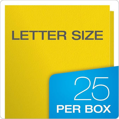 Oxford Twin-Pocket Folders, Textured Paper, Letter Size, Holds 100 Sheets - Image 6