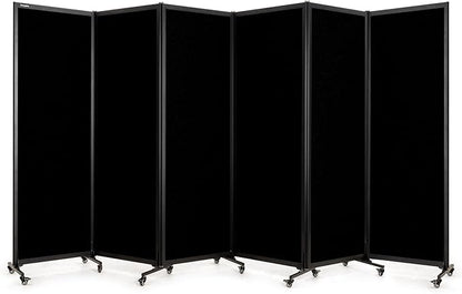 Upgrade Version Room Partition and Divider, Freestanding Rolling Dividers by StrongBird