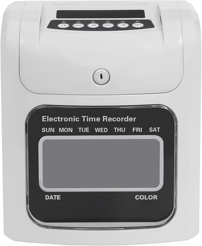 Blisiour Calculating Time Clock, Employees Time Clocks Auto-Align Time Clock - Image 4