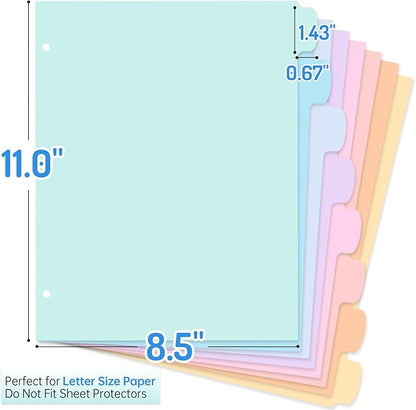 Forvencer 8-Tab Binder Dividers - Image 2