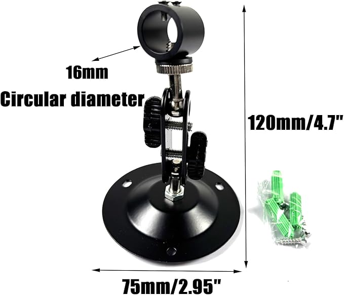 Laser Module Mount Bracket 360-Degree Adjustable Positioning Bracket 16mm - Image 2