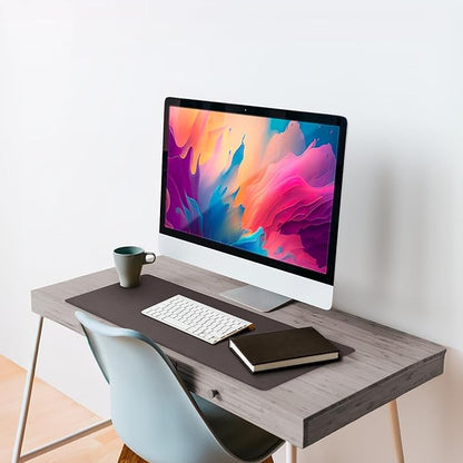 Vine Creations Leather Desk Mat Large 36" x 20", Desk Protector Mat, PU Leather - Image 4
