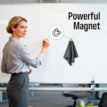 loukin Magnetic Whiteboard Cleaning Cloth, Dry Erase Cleaning Cloth - Image 2