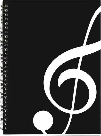 MAXCURY Blank Sheet Music Composition Manuscript Staff Paper Art Music Notebook by MAXCURY