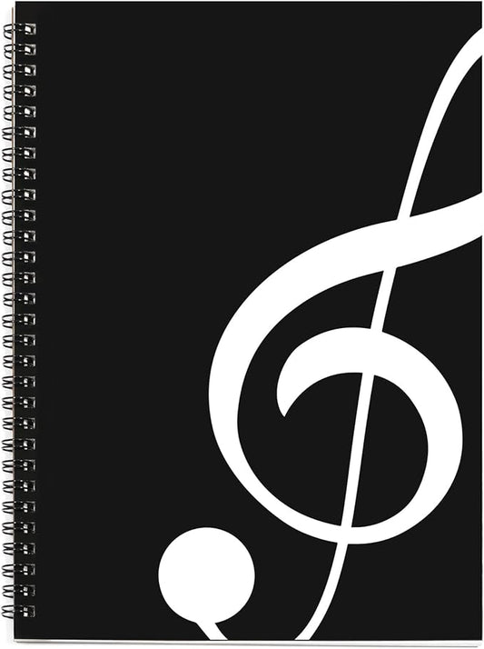 MAXCURY Blank Sheet Music Composition Manuscript Staff Paper Art Music Notebook by MAXCURY