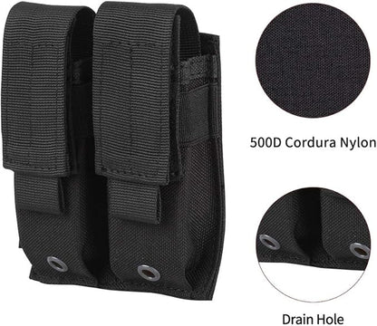 EXCELLENT ELITE SPANKER Molle Single/Double Pistol Mag Pouch Tactical Magazine - Image 3