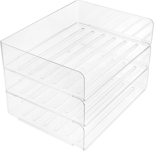 SUPVOX Desk Organizer Tray Stackable Letter File Holder Desktop Storage by SUPVOX