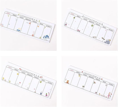 Weekly Organizer Long Strip Planner Notebook Pads Random Patterns - Image 7