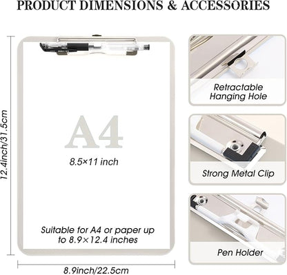 TFDLCG zm 2 PCS Plastic Clipboard - Image 3