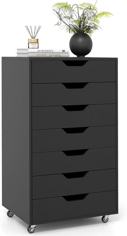 Giantex 7-Drawer Storage Cabinet, Mobile File Organizer by Giantex