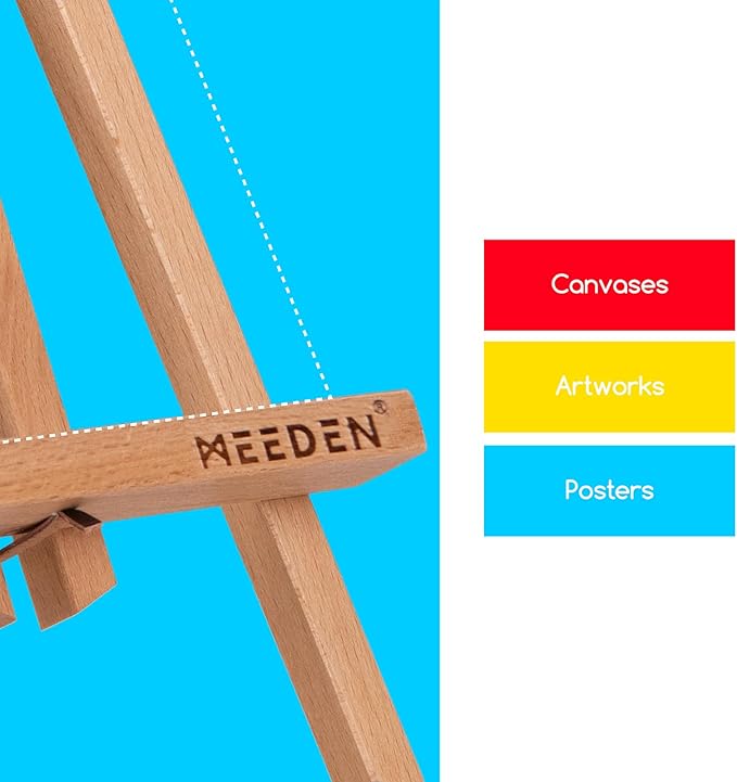 MEEDEN 6 Pack 20 Inch Art Beech Wooden Tabletop Easel - Image 5