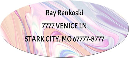 Made in USA Custom Return Address Stickers Labels Customized Mailing Label by HOOKAH+SUN