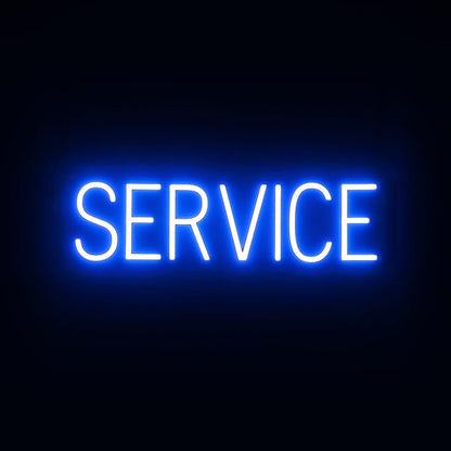 SpellBrite SERVICE Sign | Directional Sign by SpellBrite