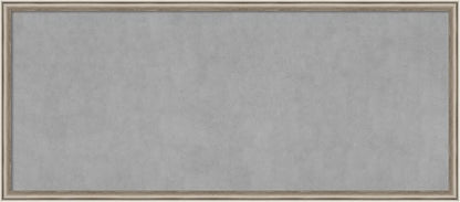 Amanti Art Silver Framed Magnetic Board 22x50 Oversize Vision Board by AmantiArt